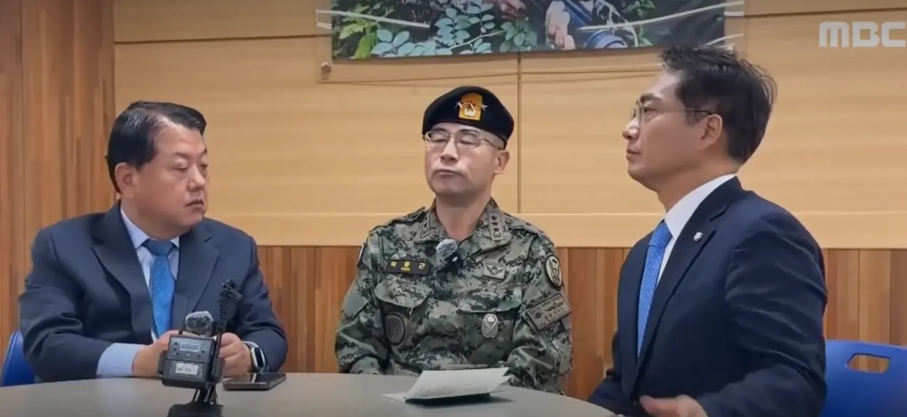 곽종근 육군특수전사령관과의 인터뷰