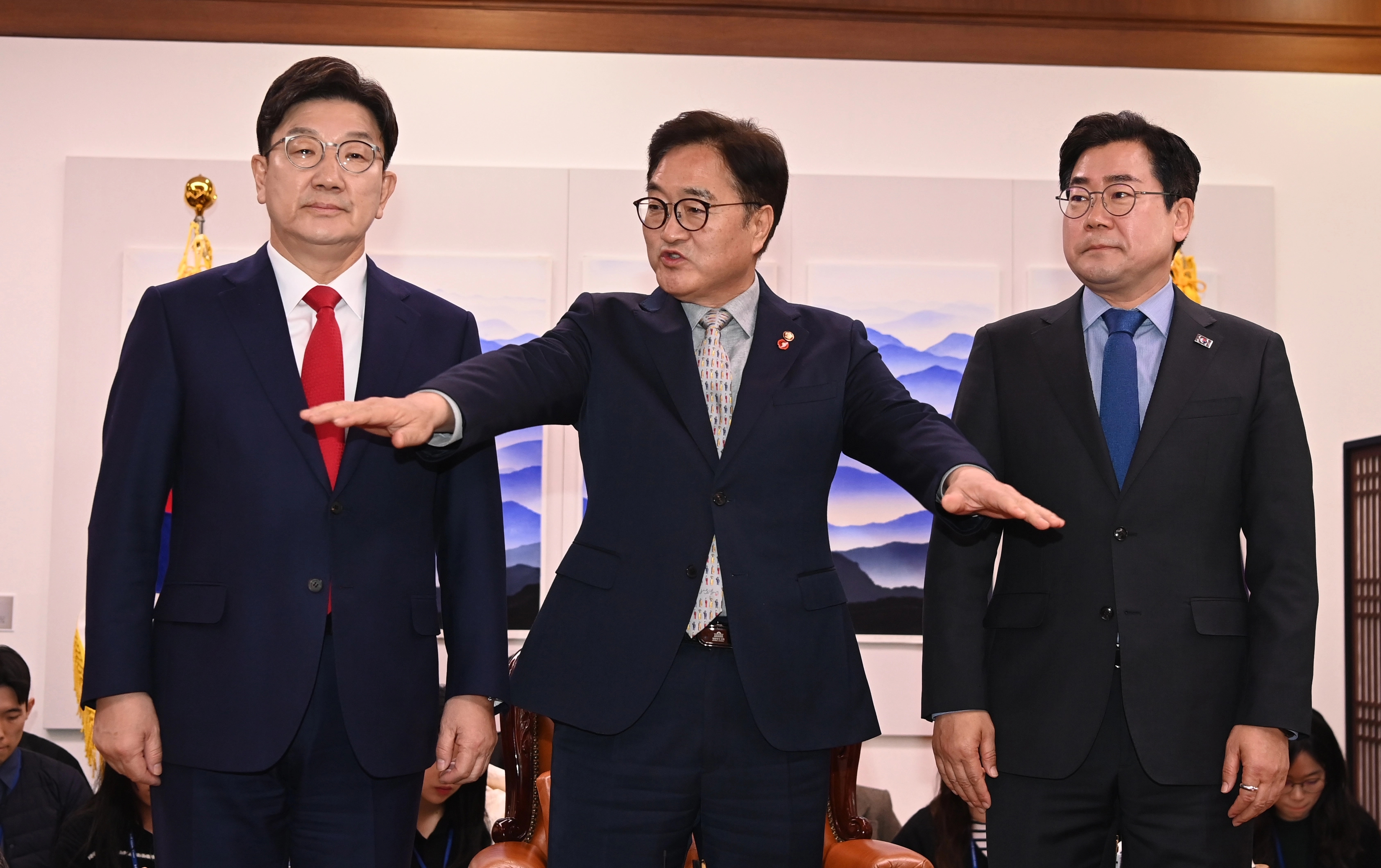 여야 원내대표
