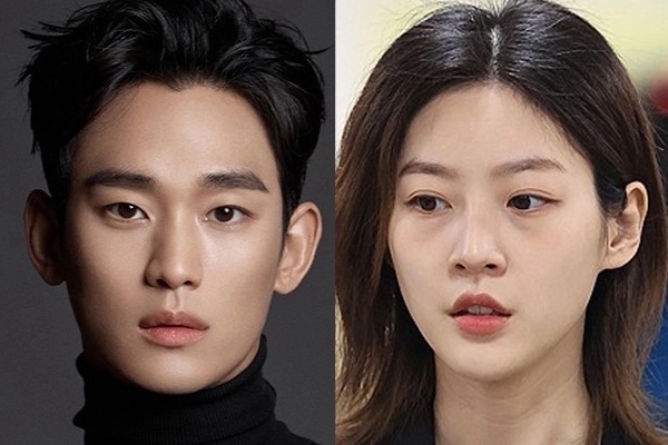 왼쪽부터 배우 김수현과 故김새론. / 쌍방울 및 연합뉴스 (편집 SNN)
