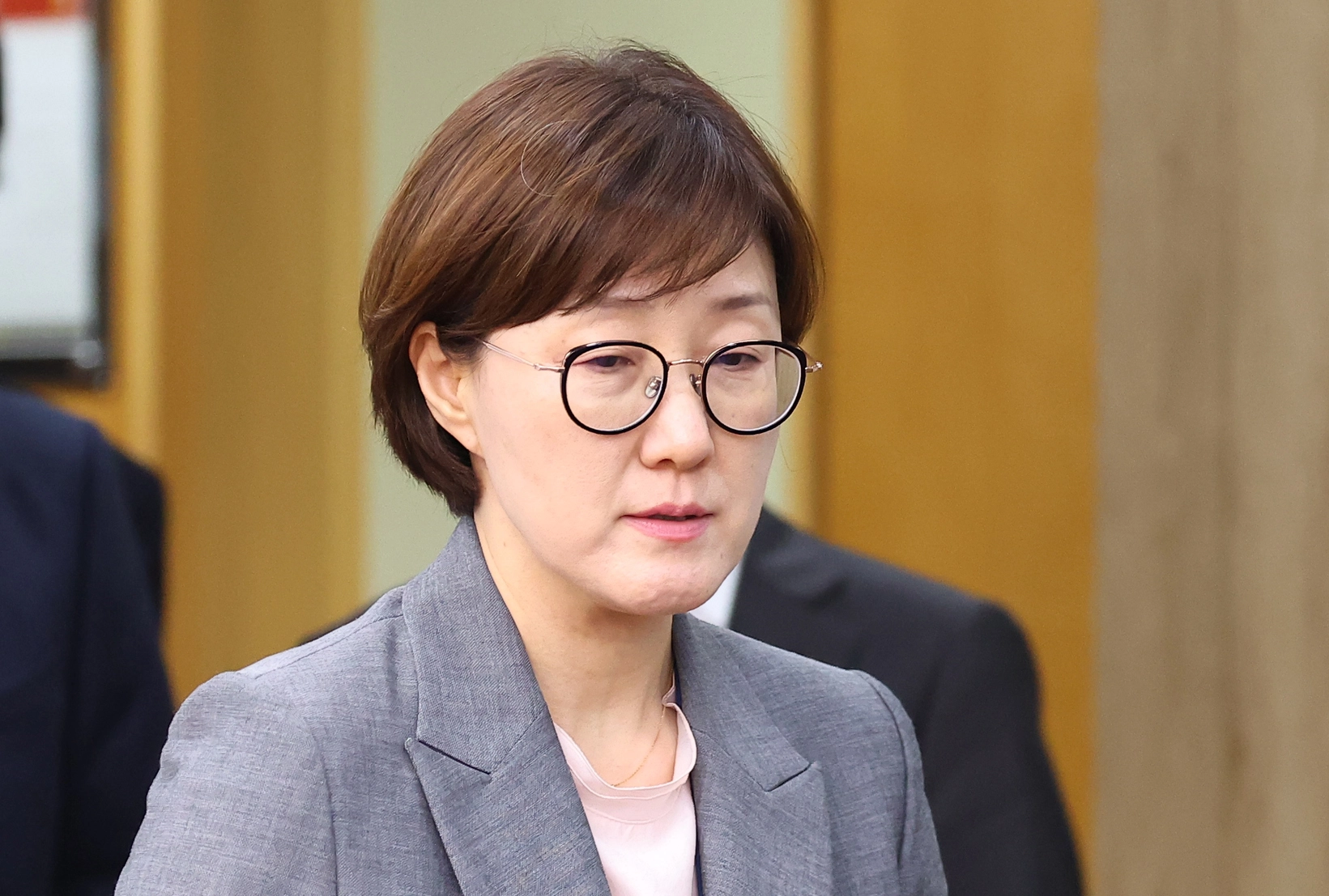 수석보좌관회의 참석하는 김현지 제1부속실장
