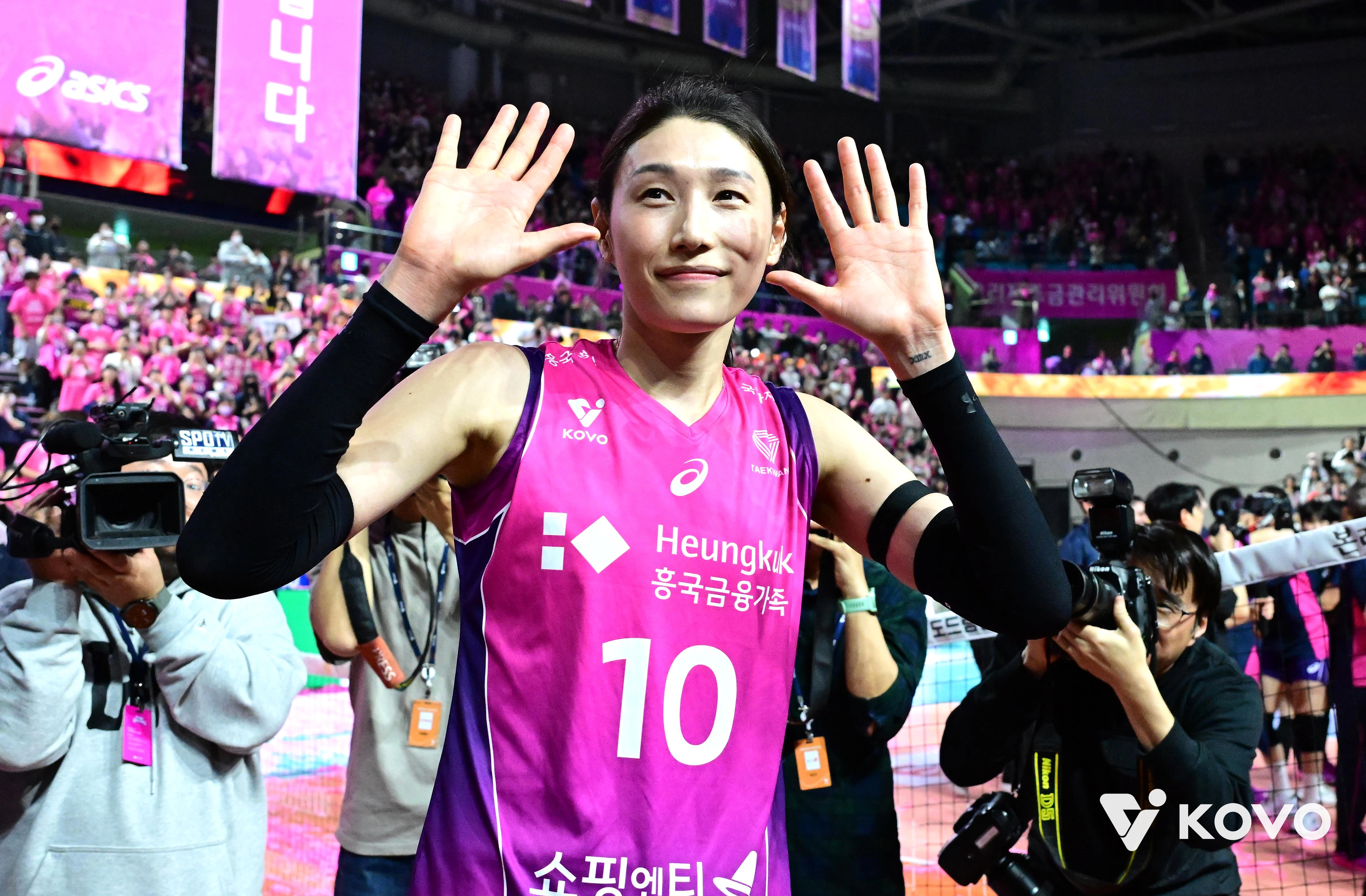 흥국생명의 통합우승을 이끈 '배구 여제' 김연경 [한국배구연맹 제공. 