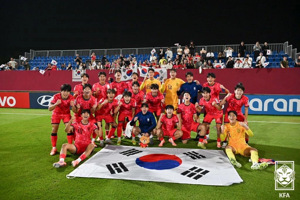 백기태호 U-17 축구대표팀 [대한축구협회 제공. 