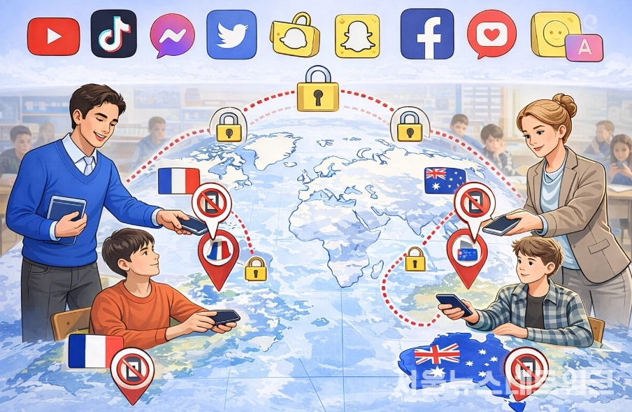 프랑스 정부가 2026학년도 새 학기부터 15세 미만 청소년의 소셜미디어(SNS) 사용을 금지할 계획이라고 일간 르몽드가 31일(현지시간) 전했다.