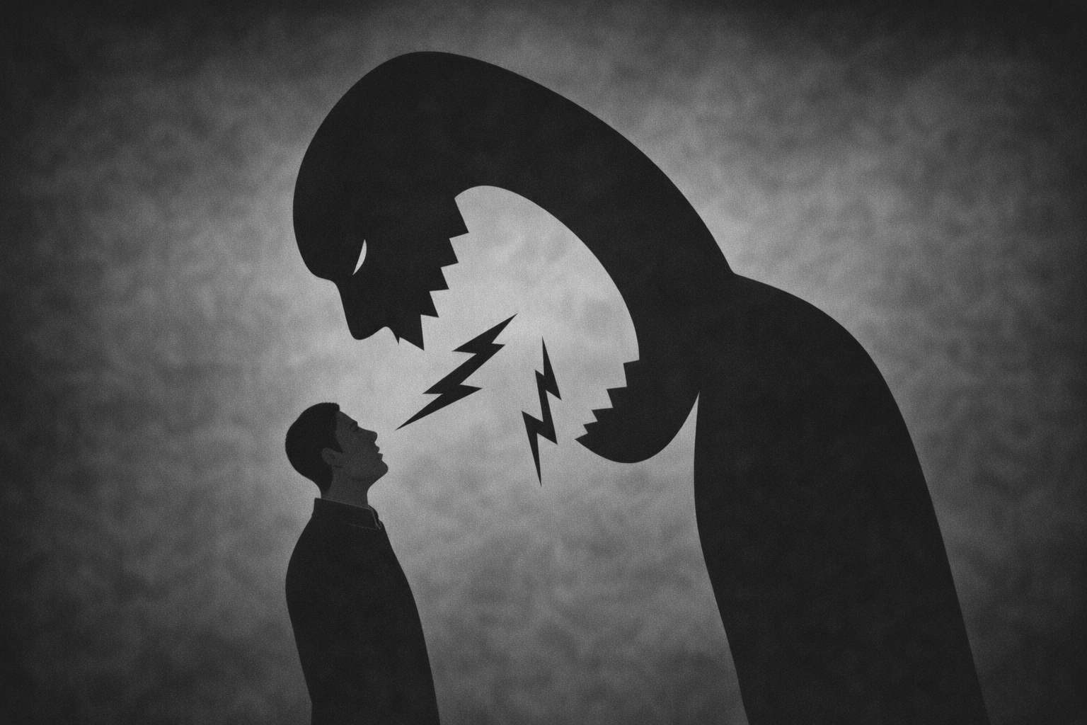 전 학원장으로부터 “눈깔을 파버린다”, “다리를 부러뜨린다”는 위협성 협박을 받았다. / SNN(Chat GPT 생성 이미지)