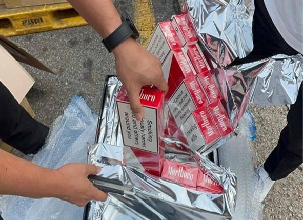 적발된 담배들 [인천본부세관 제공.