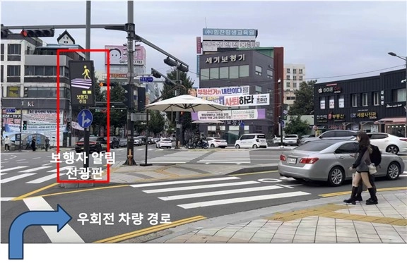 예지형 보행자 안전 AI 서비스 [ETRI 제공.