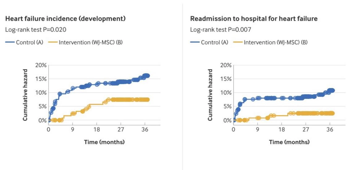 "심근경색 후 줄기세포 치료, 심부전 위험 절반 이하로 낮춰"