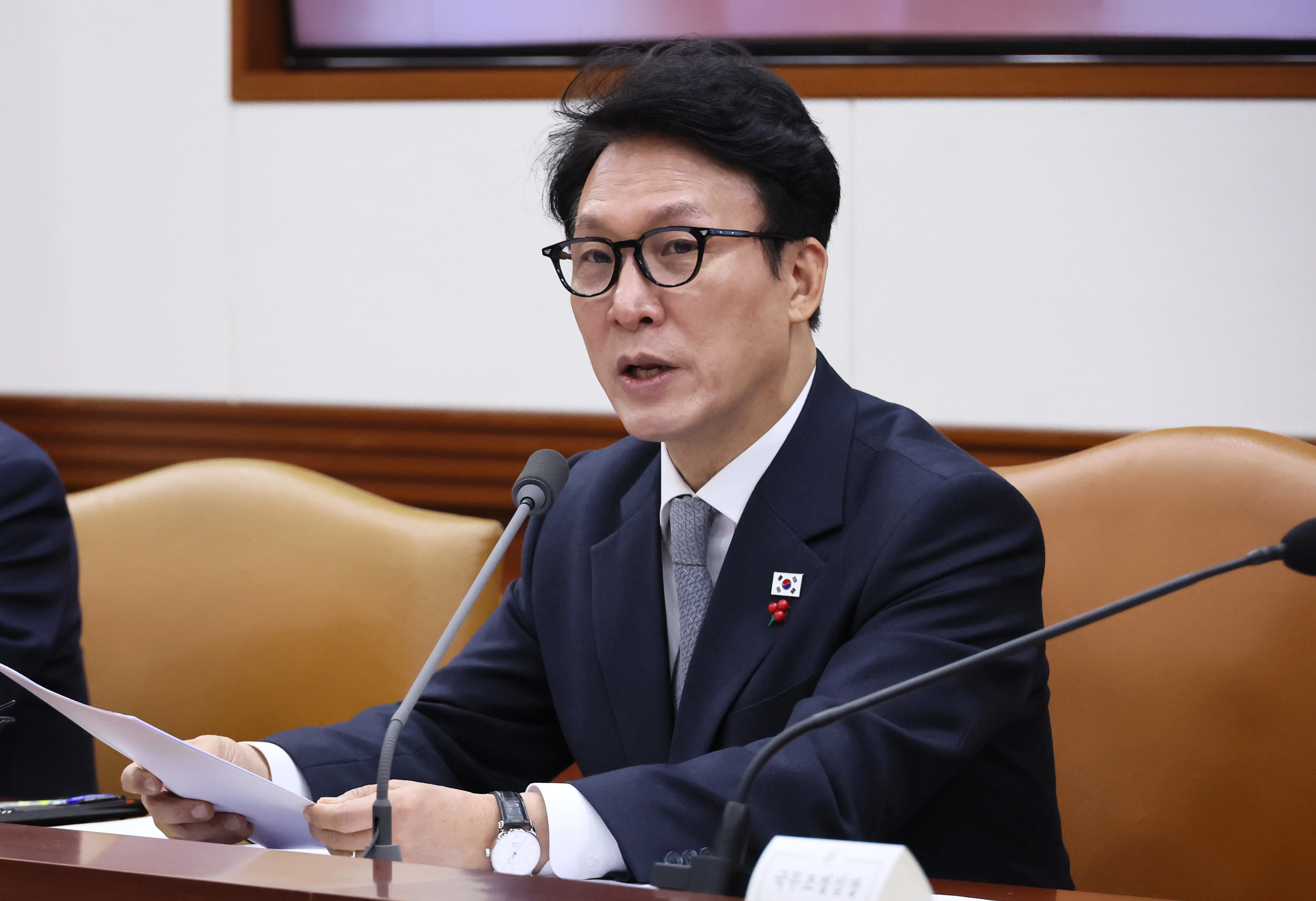 = 김민석 국무총리가 10일 서울 종로구 정부서울청사에서 열린 국가정책조정회의에서 발언하고 있다. 2025.12.10