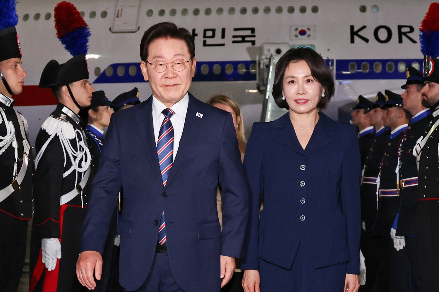 이재명 대통령, 이탈리아 도착